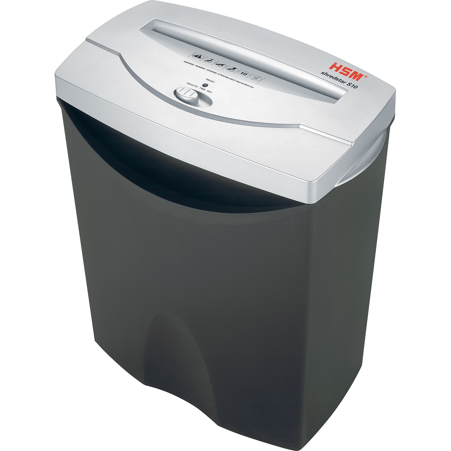 HSM shredstar S10 10-Sheet Strip Cut Commercial Shredder (1013)