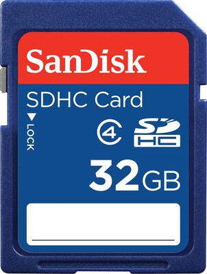 SanDisk® SD™ Cards; SDHC™, 32GB