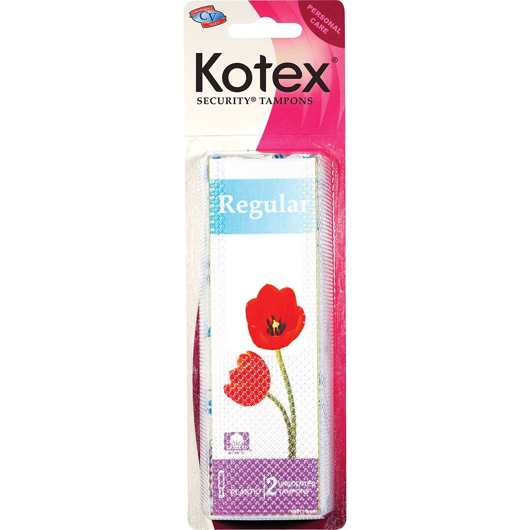 Kotex Travel Size Tampons 6 Packs Quill Com