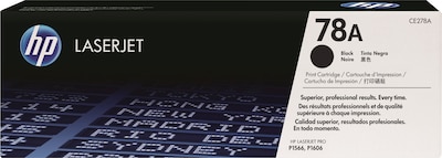 HP 78A Black Standard Yield Toner Cartridge (CE278A)