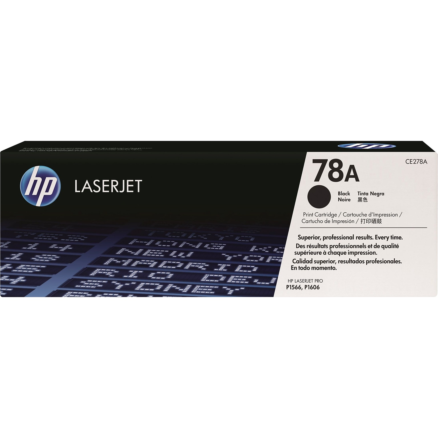 HP 78A Black Standard Yield Toner Cartridge (CE278A)