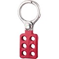 American Lock® Lock-Out Hasps, Aluminum, Red