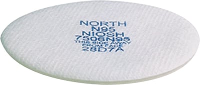 North Safety Particulate Filter, N95, Non-Oil Particulates, 10/PK
