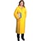 Anchor Brand Raincoats, PVC/Polyester, 2XL Size, Snap Front Closure, Yellow, 2-Pockets