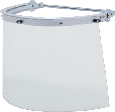 MCR Safety® Crews Regular Replacement Face Shield, Polycarbonate, 8x15-1/2, Clear