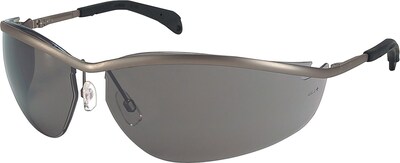 MCR Safety® Crews Protective Glasses, Polycarbonate, Metal, Clear