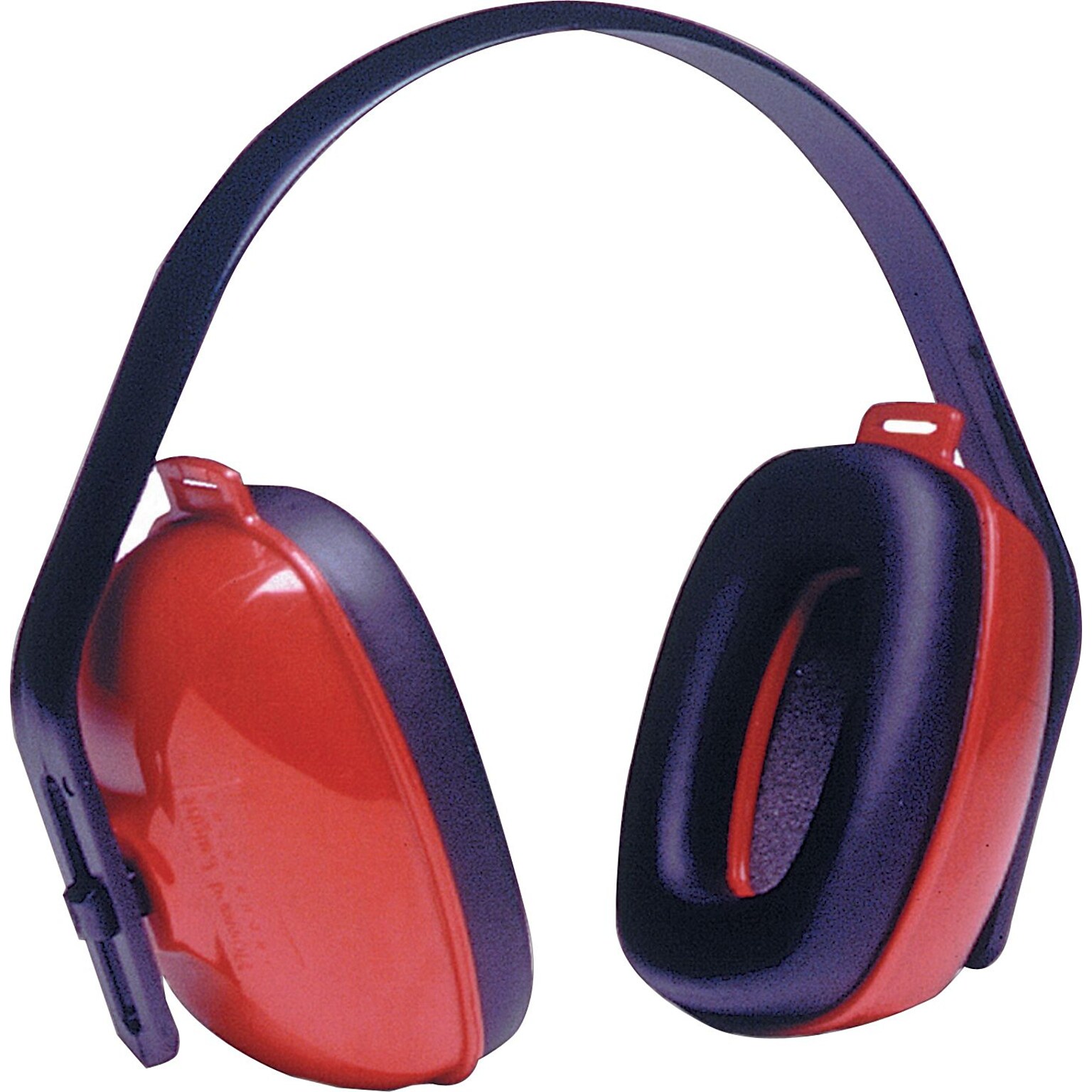Howard Leight QM24+ Overhead Earmuffs, NRR 25 dB, Red/Blue (QM24)