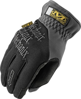 Mechanix Wear FastFit High Dexterity Work Gloves, Spandex/Synthetic, Elastic, Black, X-Large, 1 Pair (MFF-05-011)