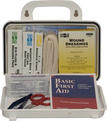 Pac-Kit® ANSI Plus #10 Weatherproof Hard Plastic First Aid Kit for 10 people (579-6410)