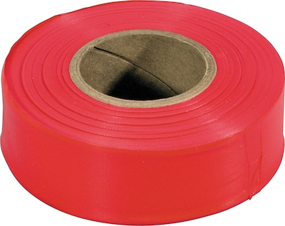 Irwin Strait-Line Flagging Tapes, Red, 300 Length (586-65901)