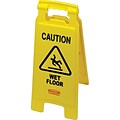 Rubbermaid® Commercial Floor Signs, Yellow, 26 Length