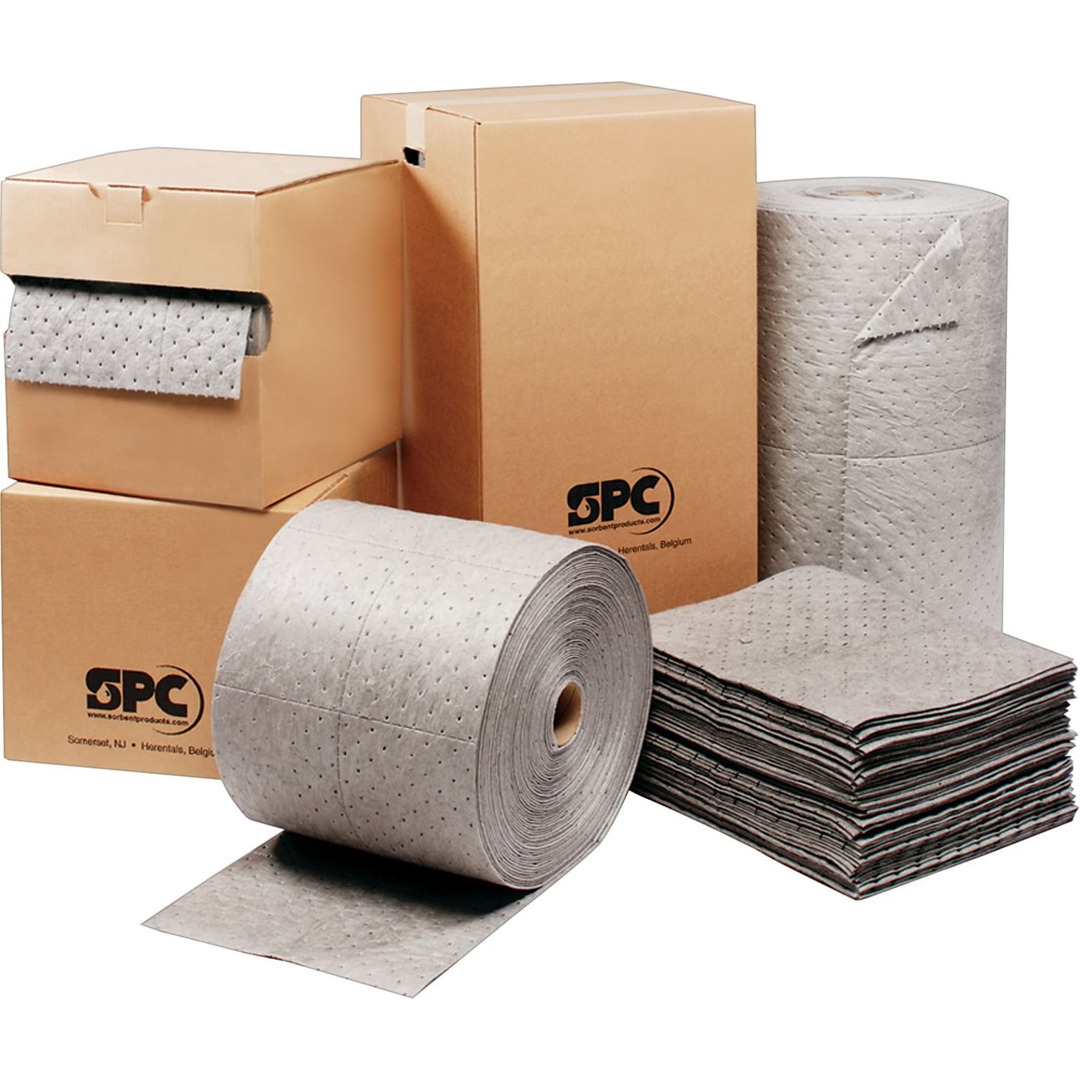 SPC® MRO Plus™ Sorbents, Pad, 15 x 19, 20.5 gal, Three Ply, 100/Carton