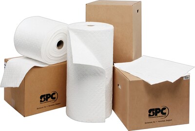 DBS SPC® Oil Plus™ Sorbents, Pad, 15 x 19, 26 gal, Three Ply