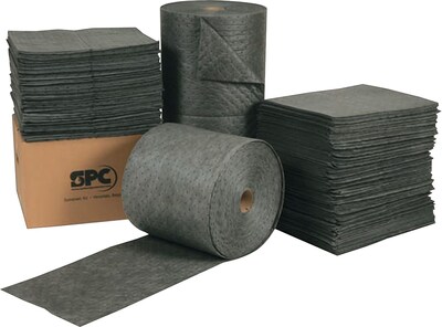 DBS SPC® SXT™ Universal X-tra Tough Sorbents, Pad, 15 x 19, 19 Gallon, Three Ply, 100/Carton