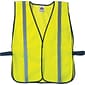 Ergodyne GloWear Non-Certified Standard Vest, Hook and loop, Lime, One Size Fits All, 24/Ct