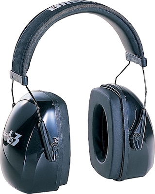 Howard Leight® Leightning® Noise-Blocking Earmuffs, L3 Headband, Black, NRR 30 dB (1010922)