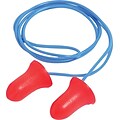 Howard Leight® Max® Corded Disposable Earplugs, Red, White, Blue, 33 dB, 100/BX