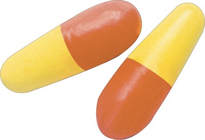 Howard Leight Multi Max Uncorded Disposable Earplugs, Yellow, 31 dB, 200/Box (MM-1)