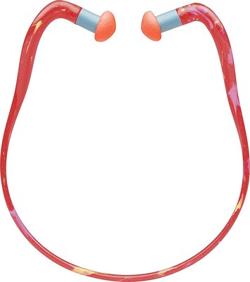 Howard Leight® Banded Earplugs, Orange, 23 dB, Foam