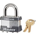 Master Lock Tumbler Padlocks, 4 Pin, 4/Box (470-1DCOM)