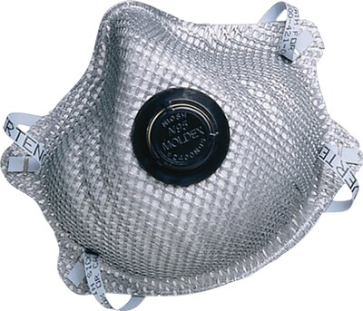 Moldex® Particulate Respirator, N95, Nuisance Organic Vapors, Medium/Large, 10/PK