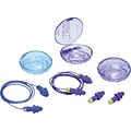 Moldex® Rockets® Reusable Cord Earplugs, Purple, 27 dB, 50/BX