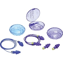 Moldex® Rockets® Reusable Cord Earplugs, Purple, 27 dB, 50/BX