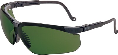 Sperian Genesis® Eyewear, Polycarbonate, Wrap-Around, Shade 3.0 Infra-dura, Black