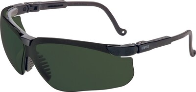 Sperian Genesis® Eyewear, Polycarbonate, Wrap-Around, Shade 5.0 Infra-dura, Black