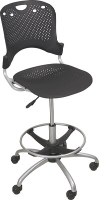 Balt® Circulation Stool; Polypropylene Back/Seat, Black