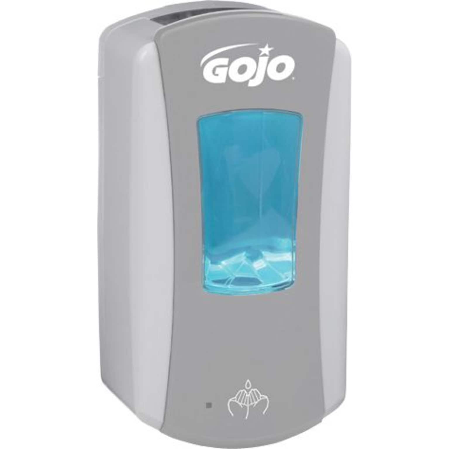 GOJO LTX 12 Automatic Wall Mounted Hand Soap Dispenser, Gray/Silver (1984-04)