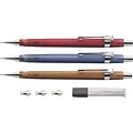 Quill Metrix™ Mechanical Pencils, 0.7mm, Assorted Barrel, 3/Pack (22530)