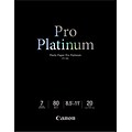 Canon Pro Platinum PT-101 Glossy Photo Paper, 8.5 x 11, 20 Sheets/Pack (CNM2768B022)