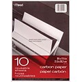 Mead® Black Carbon Mill Finish Paper, 8-1/2x11, 10 Sheets/Pack