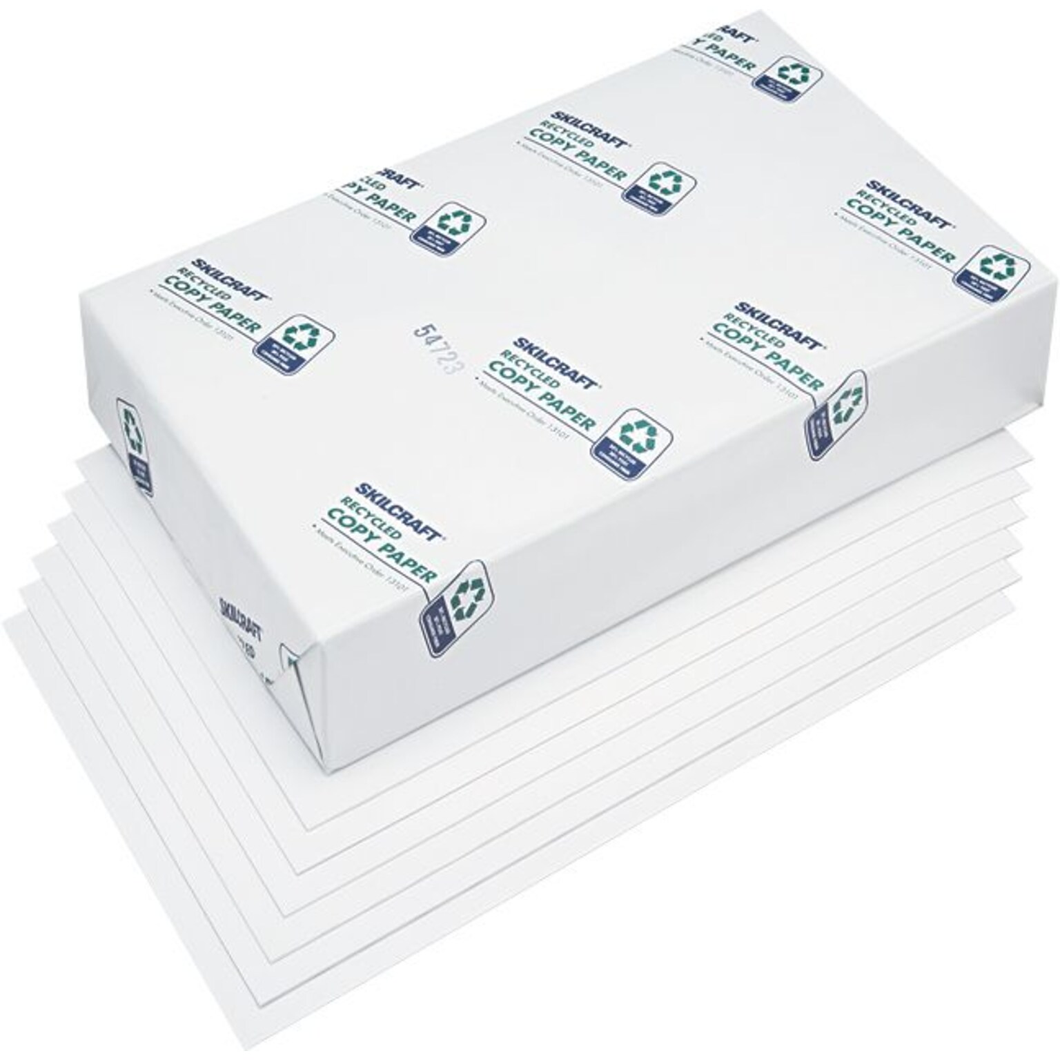 AbilityOne Xerographic Paper, White, 8 1/2W x 11L, 500/Box