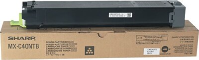 Sharp® MXC40NTB Black Laser Toner Cartridge