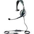 Jabra UC Voice 150 Mono Noise Canceling Stereo Headset Microphone, Over-the-Head, Black (1593-829-209)