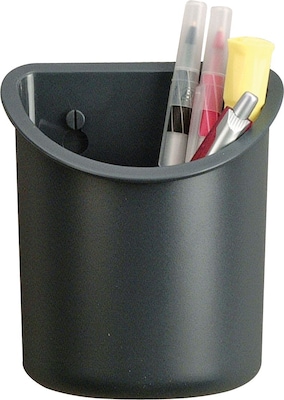 Officemate Panel Verticalmate Plastic Pencil Cup, Gray (29032)
