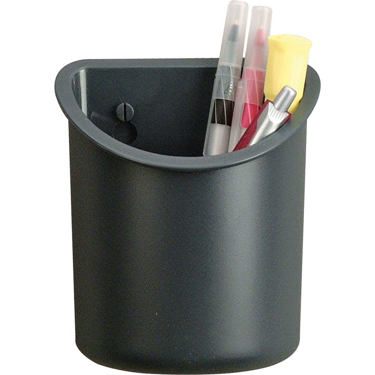 Officemate Panel Verticalmate Plastic Pencil Cup, Gray (29032)