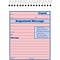 TOPS Phone Message Pad, 4-1/4 x 5-1/2, White/Canary, 50 Sheets/Pad (4010)