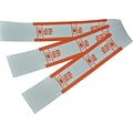 PM Company Currency Straps, White/Orange, 1000/Pk (PFM55026)