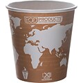 Eco-Products World Art Paper Hot Cup, 10 Oz., Clear (EP-BHC10-WA)