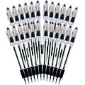 Pentel R.S.V.P. Ballpoint Pens, Medium Point, Black Ink, 24/Pack (BK91ASW-US)