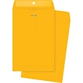Quality Park Clasp & Moistenable Glue Catalog Envelope, 6 x 9, Brown Kraft, 100/Box (37855)