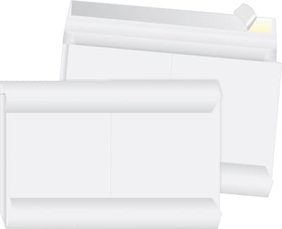 Quality Park Open End Flap-Stik Expansion Self Seal Catalog Envelope, 10 x 15 x 2, White, 100/Box