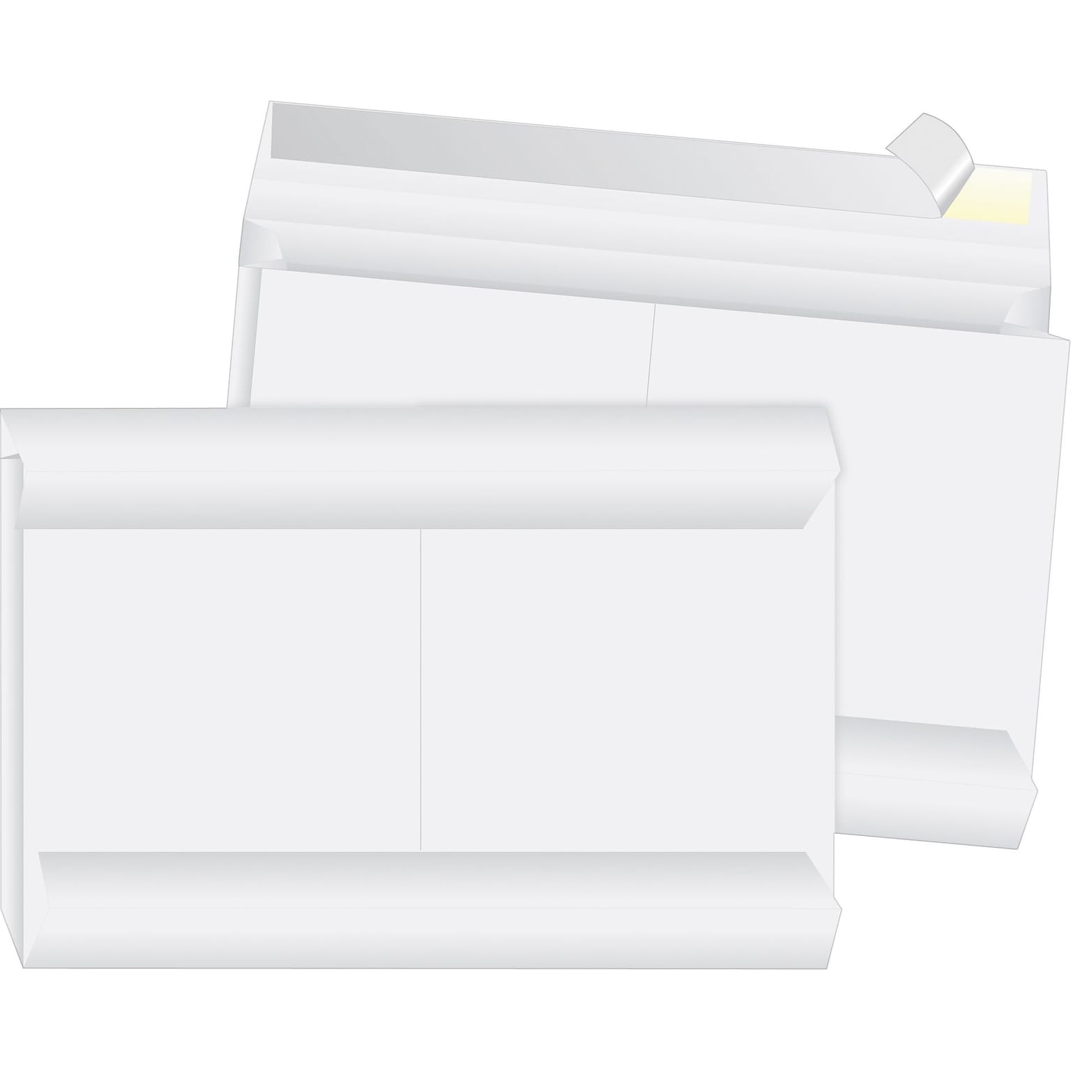 Quality Park Open End Flap-Stik Expansion Self Seal Catalog Envelope, 10 x 15 x 2, White, 100/Box (R4630)