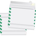 Quality Park Flap-Stick® FCB Open-Side Expansion Envelopes, 10 x 13 x 2, White, 100/Ct