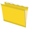 Pendaflex Ready Tab® Hanging File Folders, Letter, 1/5-Cut, Yellow