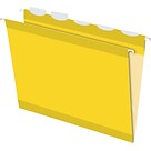 Pendaflex® Ready Tab® Hanging File Folders, Letter, 1/5-Cut, Yellow