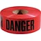 Empire Level Safety Barricade Tapes, Red, Danger Do Not Enter, 1000 Length (272-11-081)